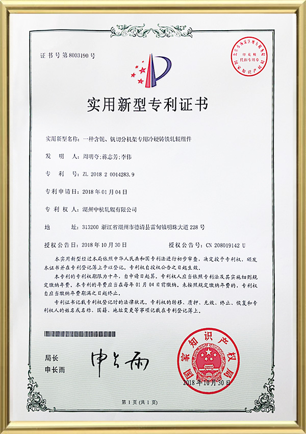 Certificado de Patente de Modelo de Utilidade